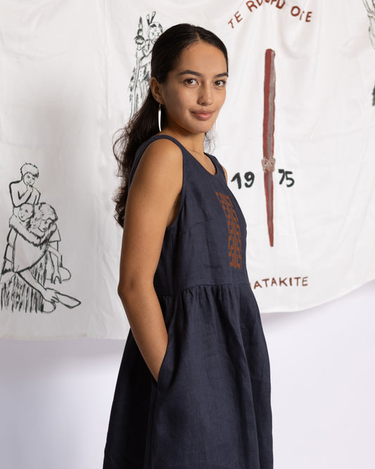 Koura Dress - Kahurangi Blue