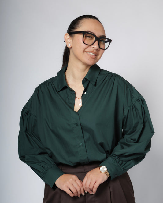 Te Aho Shirt - Pounamu Green
