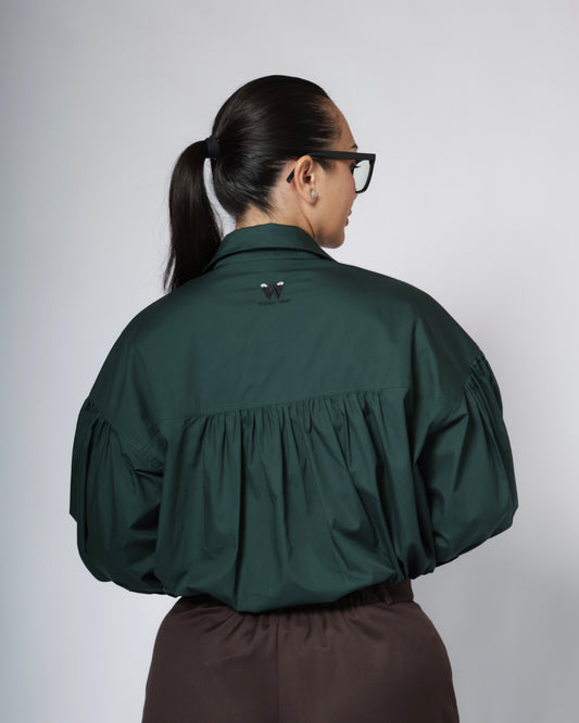 Te Aho Shirt - Pounamu Green