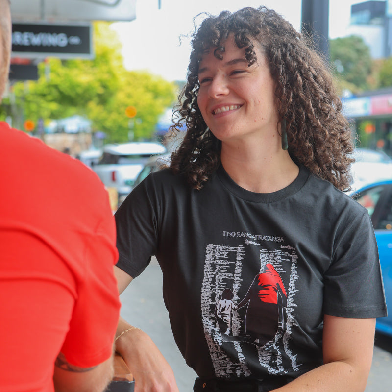 Tino Rangatiratanga Tee - Coal