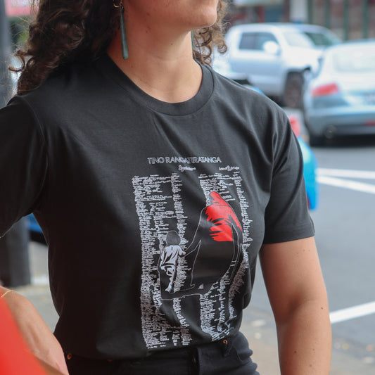 Tino Rangatiratanga Tee - Coal