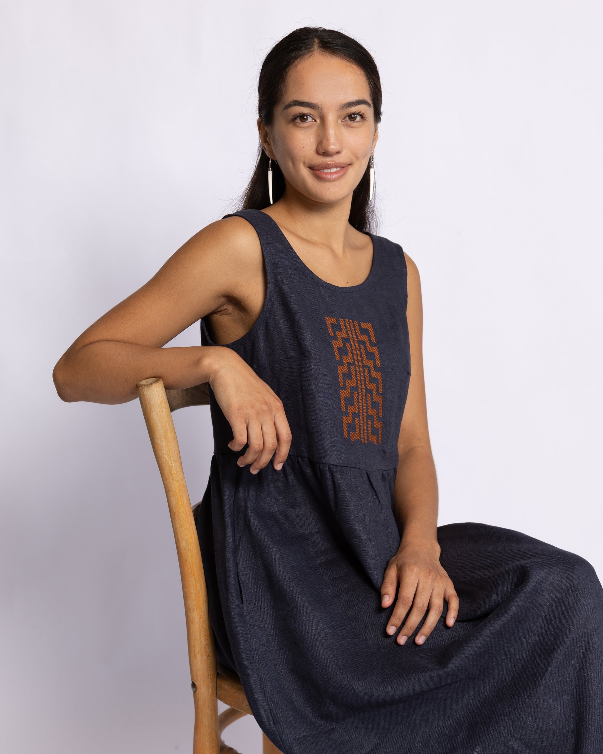 Koura Dress - Kahurangi Blue