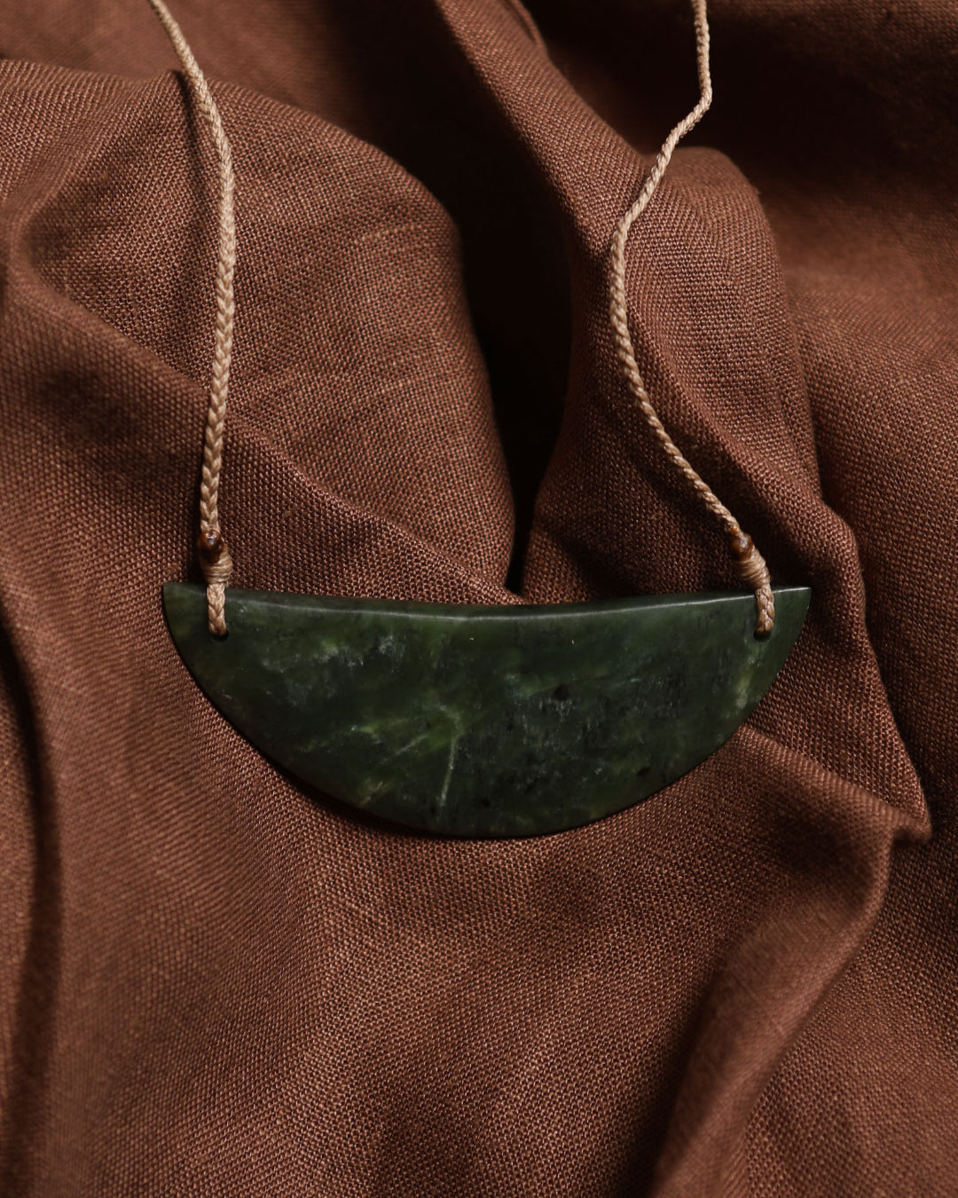 Waka - Pounamu Greenstone Pendant
