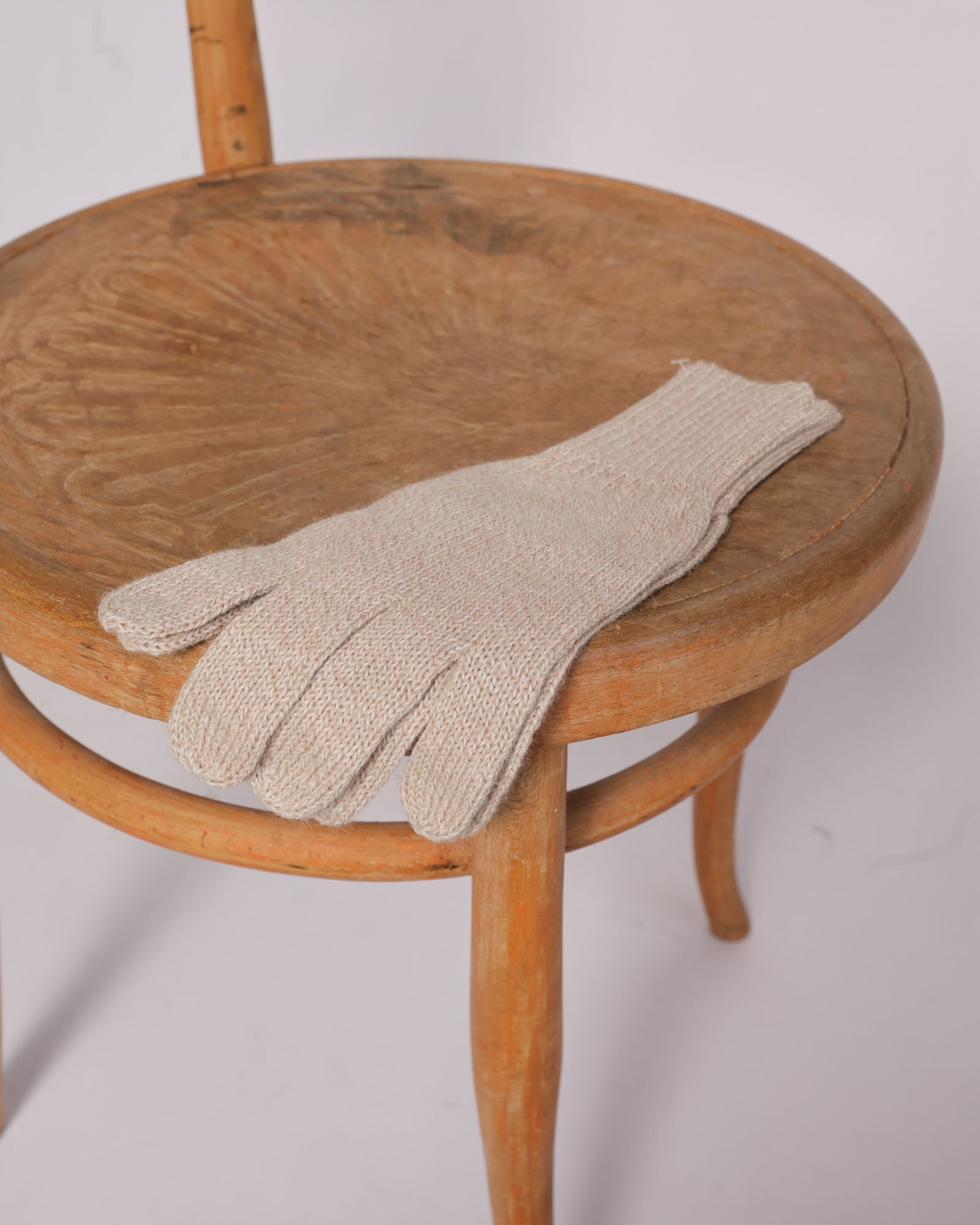 Baby Alpaca Gloves - Cream
