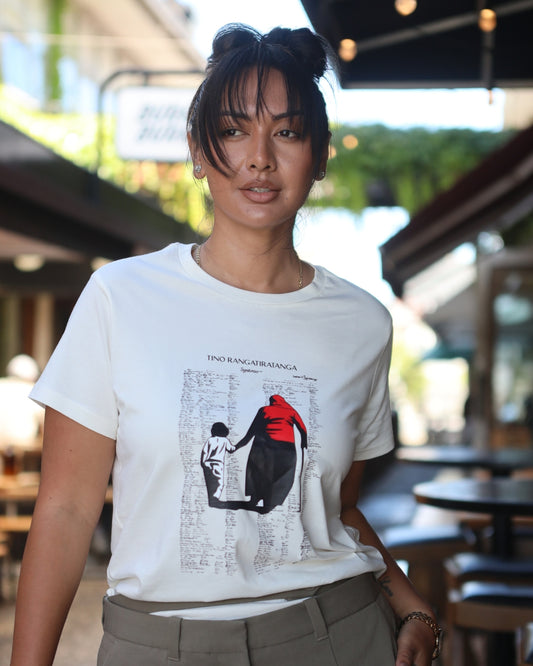 Tino Rangatiratanga Tee - Natural