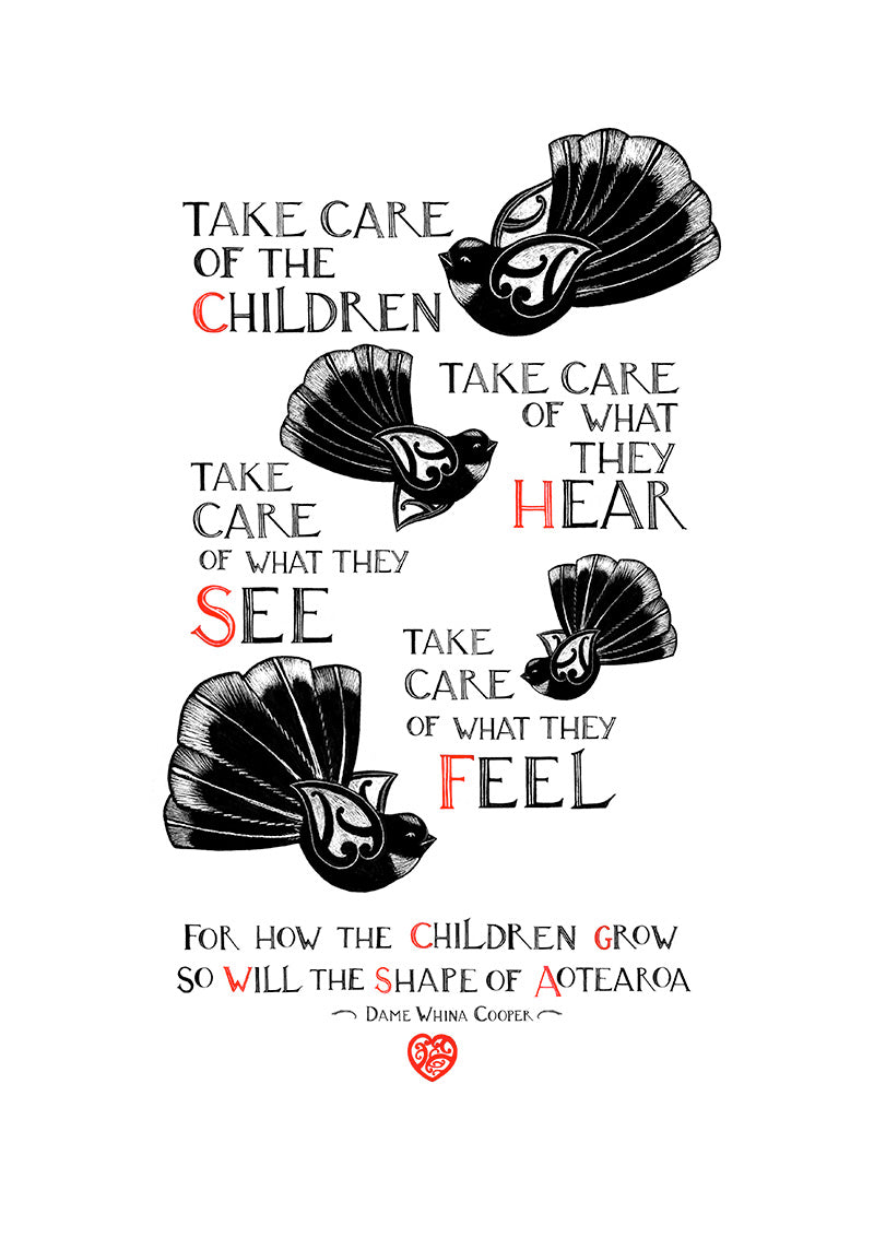 Take Care of the Children Print