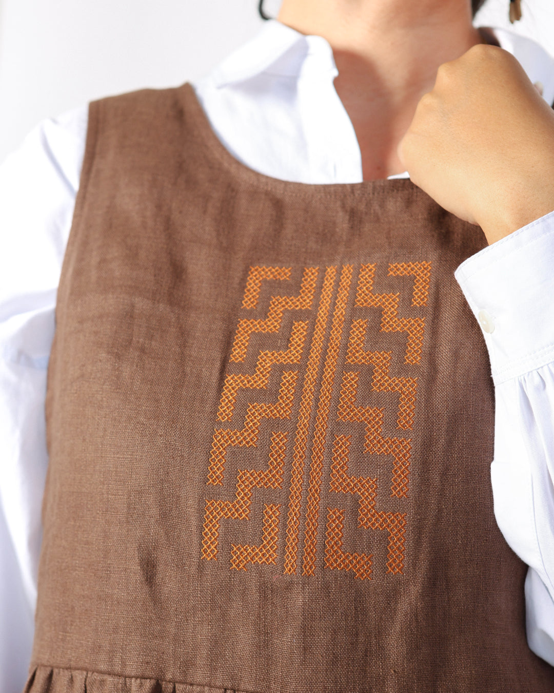 Koura Dress - Parauri Brown