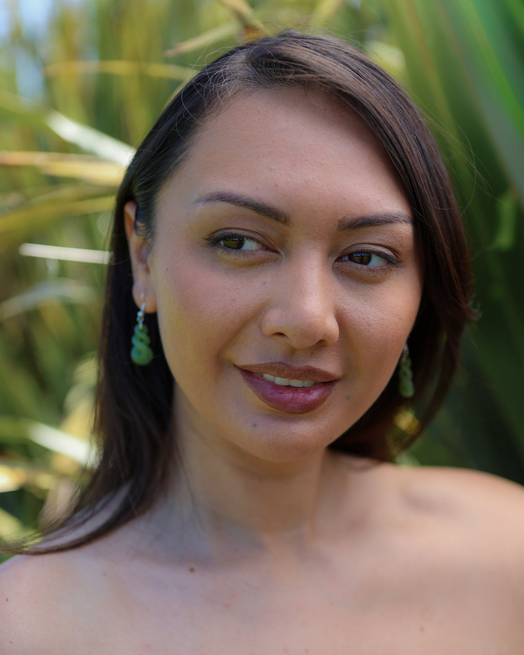Pikorua - Pounamu Greenstone Earrings