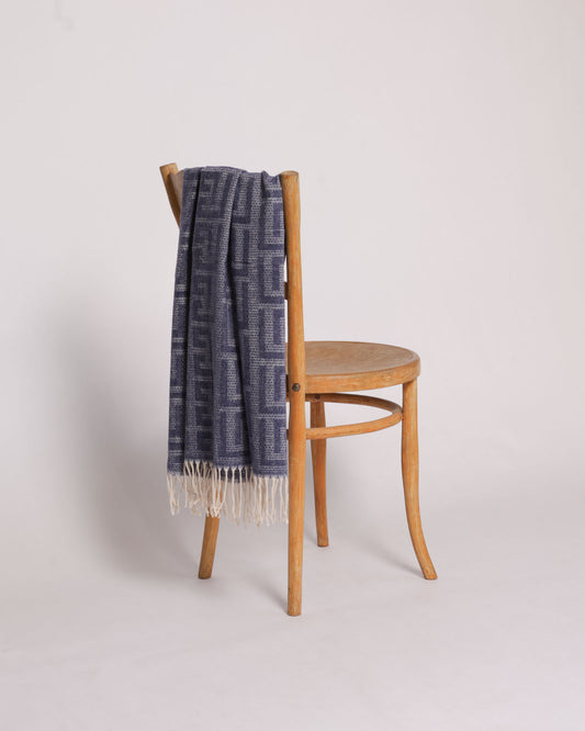Finest Alpaca Scarf - Deep Blue