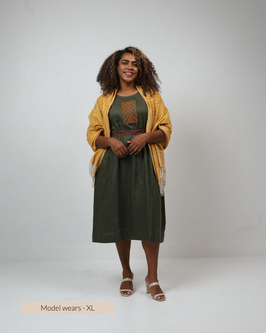 Koura Dress - Pounamu Green