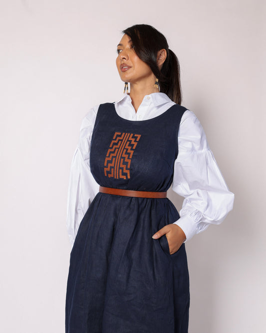 Koura Dress - Kahurangi Blue
