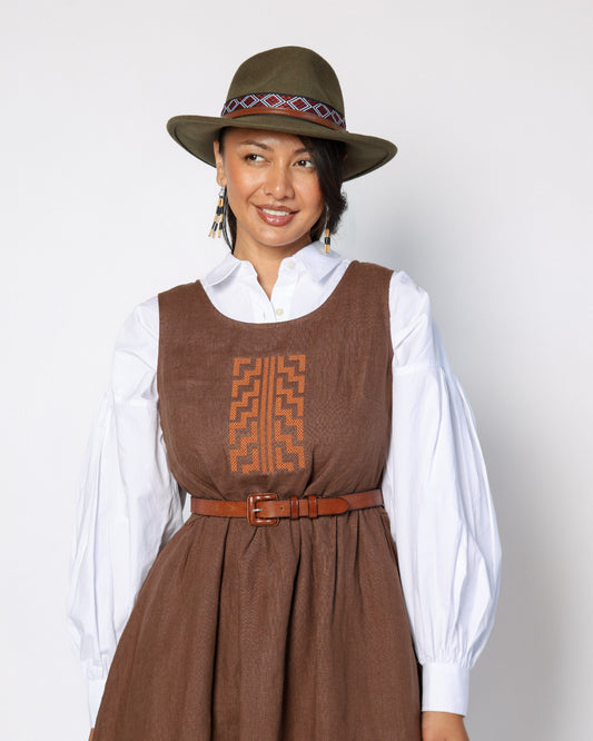 Koura Dress - Parauri Brown