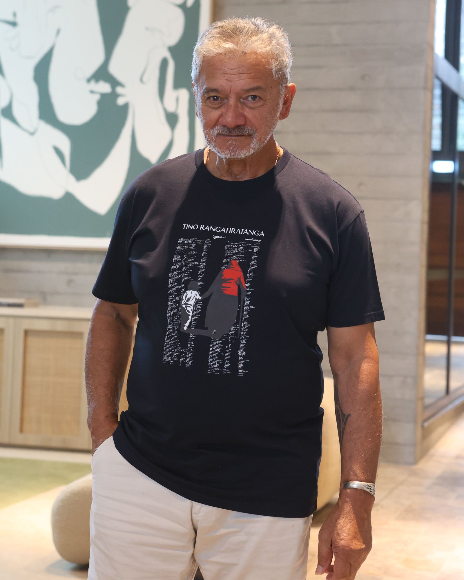 Tino Rangatiratanga Tee - Coal