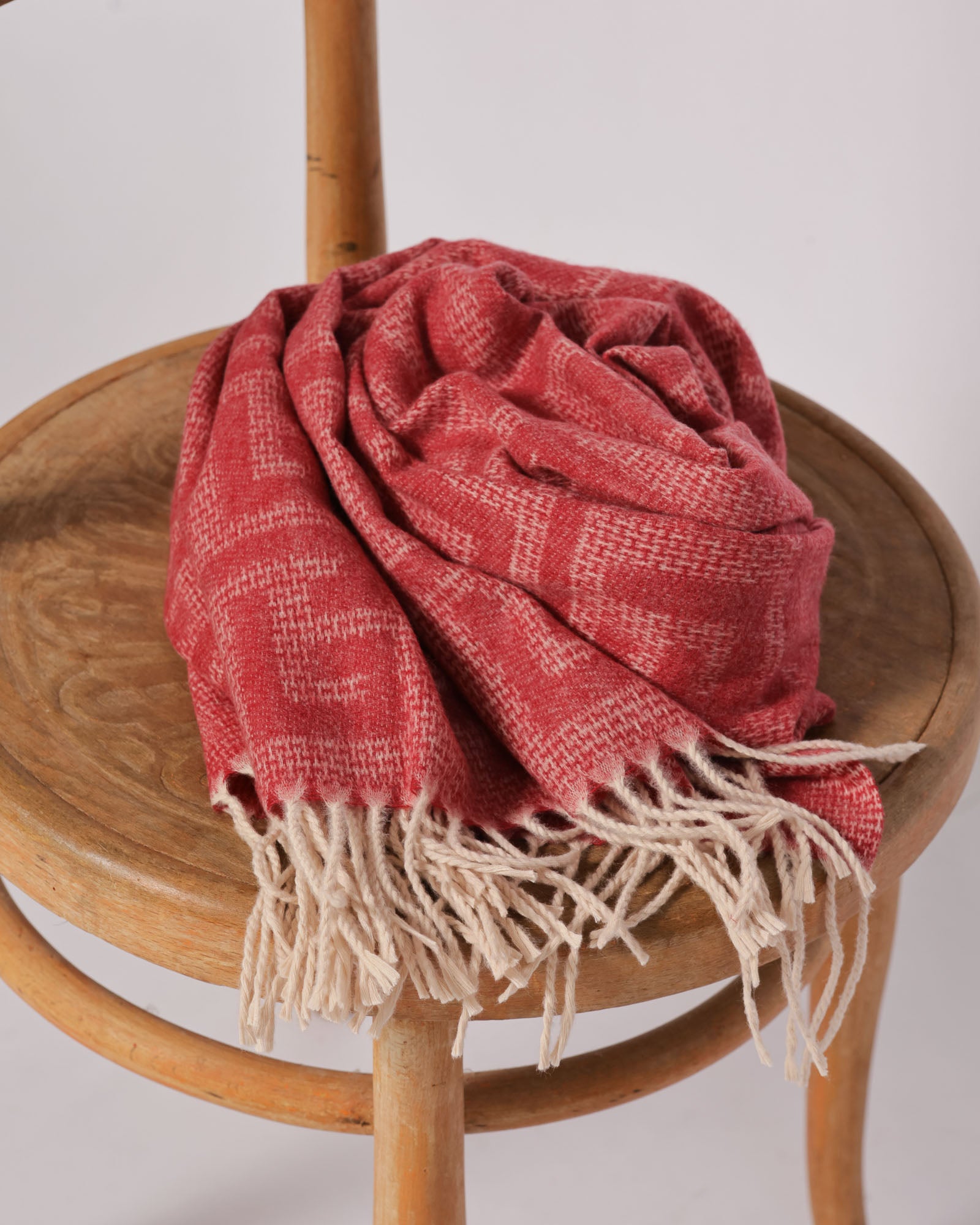 Finest Alpaca Scarf - Red
