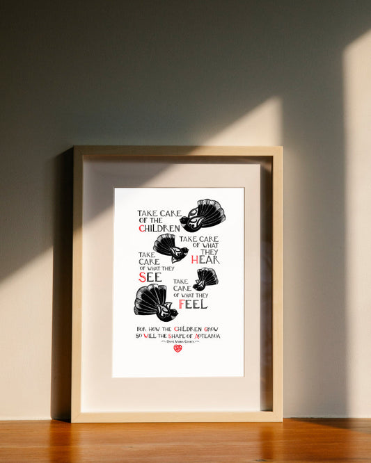 Take Care of the Children Print
