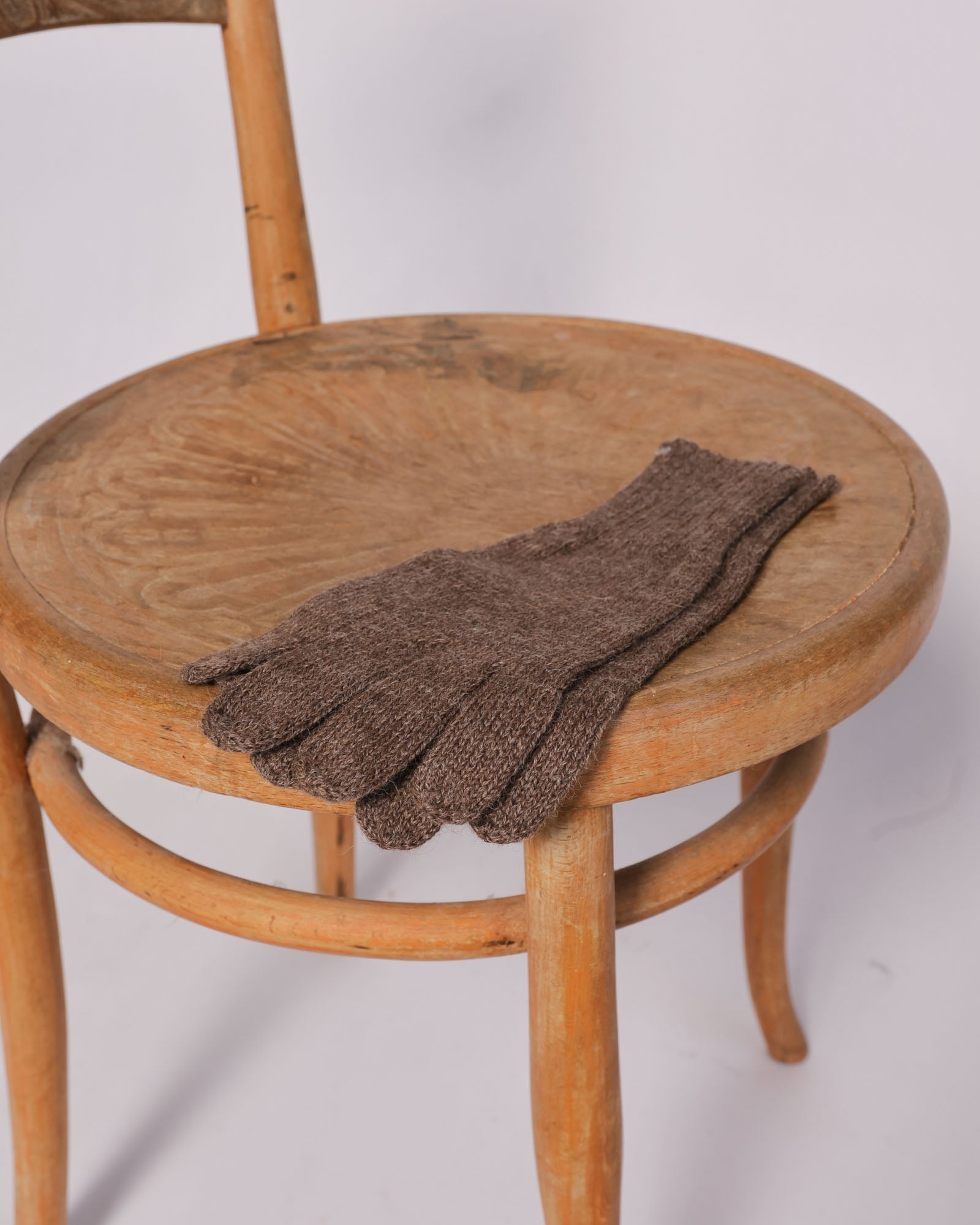 Baby Alpaca Gloves - Brown