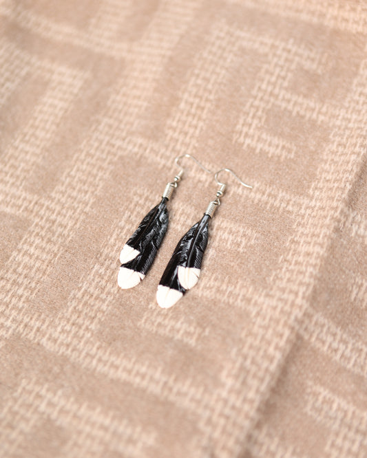 Hinerangi - Bone Earrings (50mm)