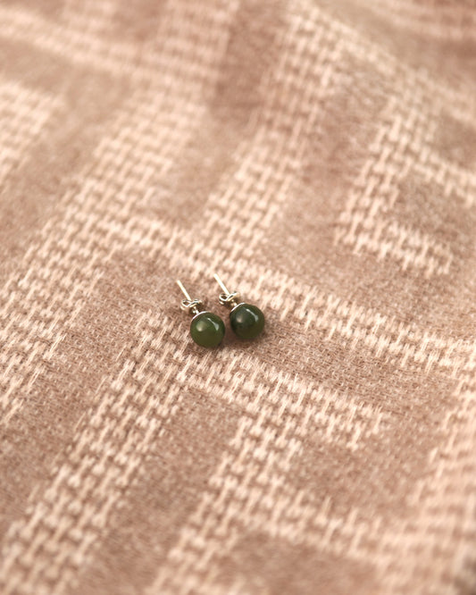 Kākano - Pounamu Stud Earrings